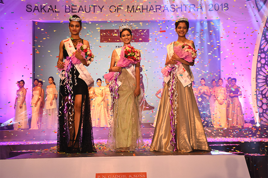 Sakal Beauty of Maharashtra contest at Amanora The Fern