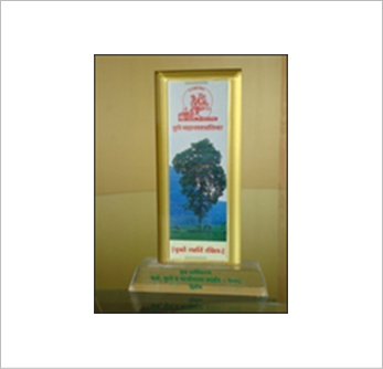 Award from the Pune Municipal Corporation in 28th Fruit, Flower & Vegetable Exhibition on 16th & 17th Feb 2008