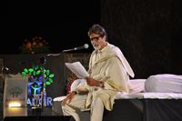 Big B’s big show at Amanora